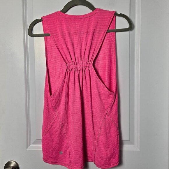 Lululemon In a Cinch Tank - 6 Neon Pink - Picture 2 of 3